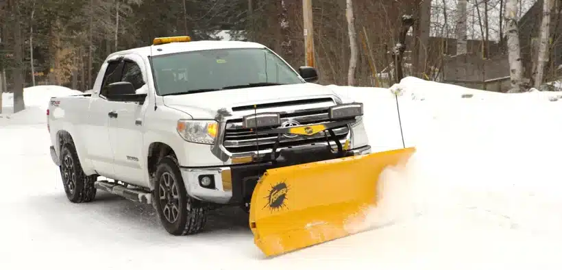 Toyota Tundra Snow Plowing