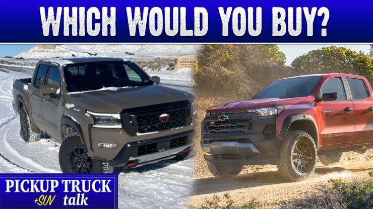 one is clearly better? nissan frontier vs chevy colorado youtube
