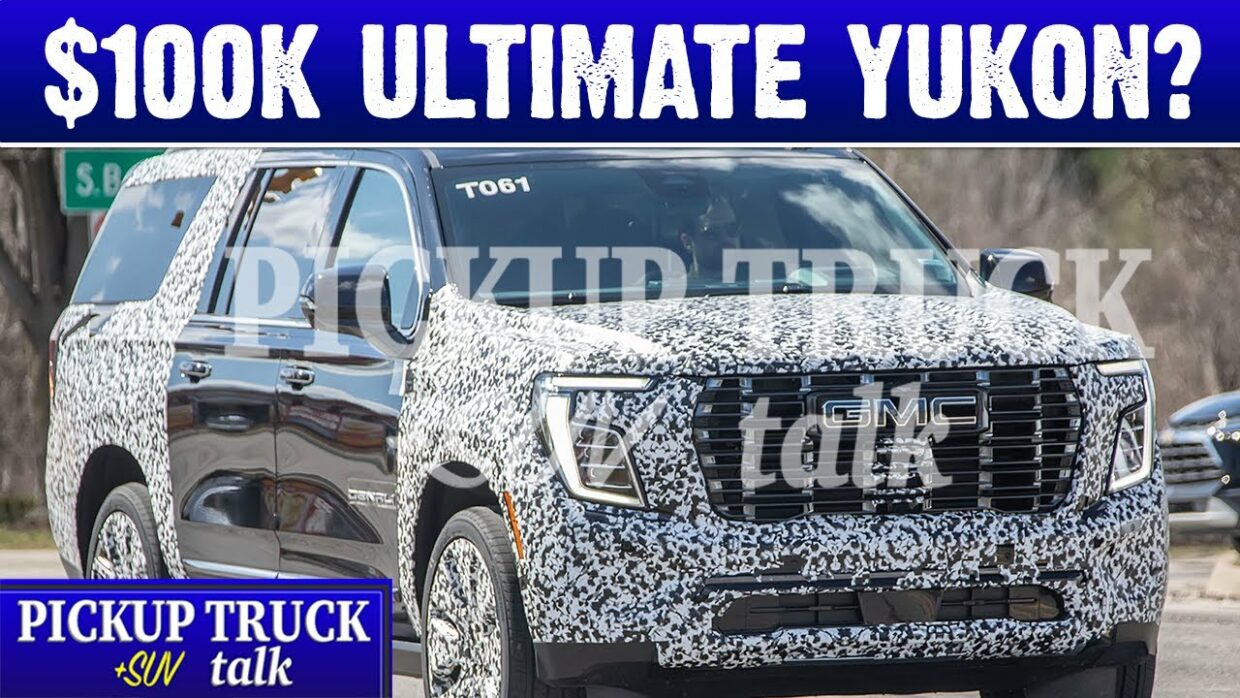 huge screen, super cruise! 2025 gmc yukon denali ultimate spied youtube