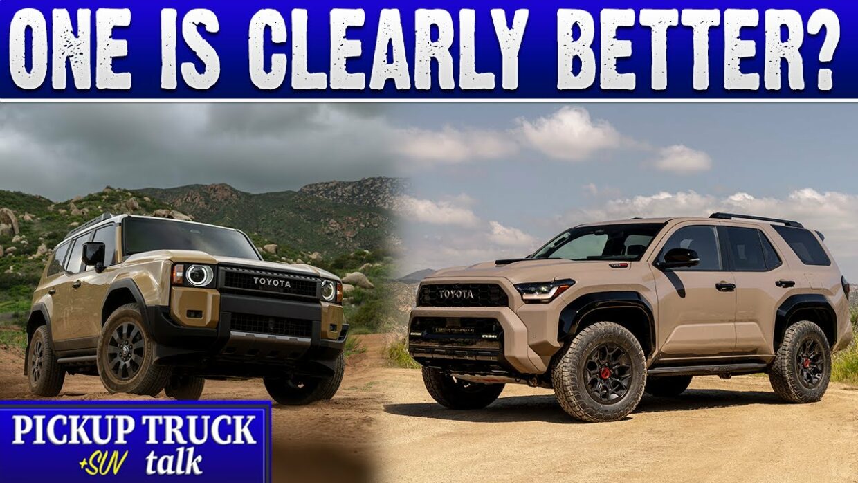 not much different? 2024 toyota land cruiser vs 2025 toyota 4runner youtube