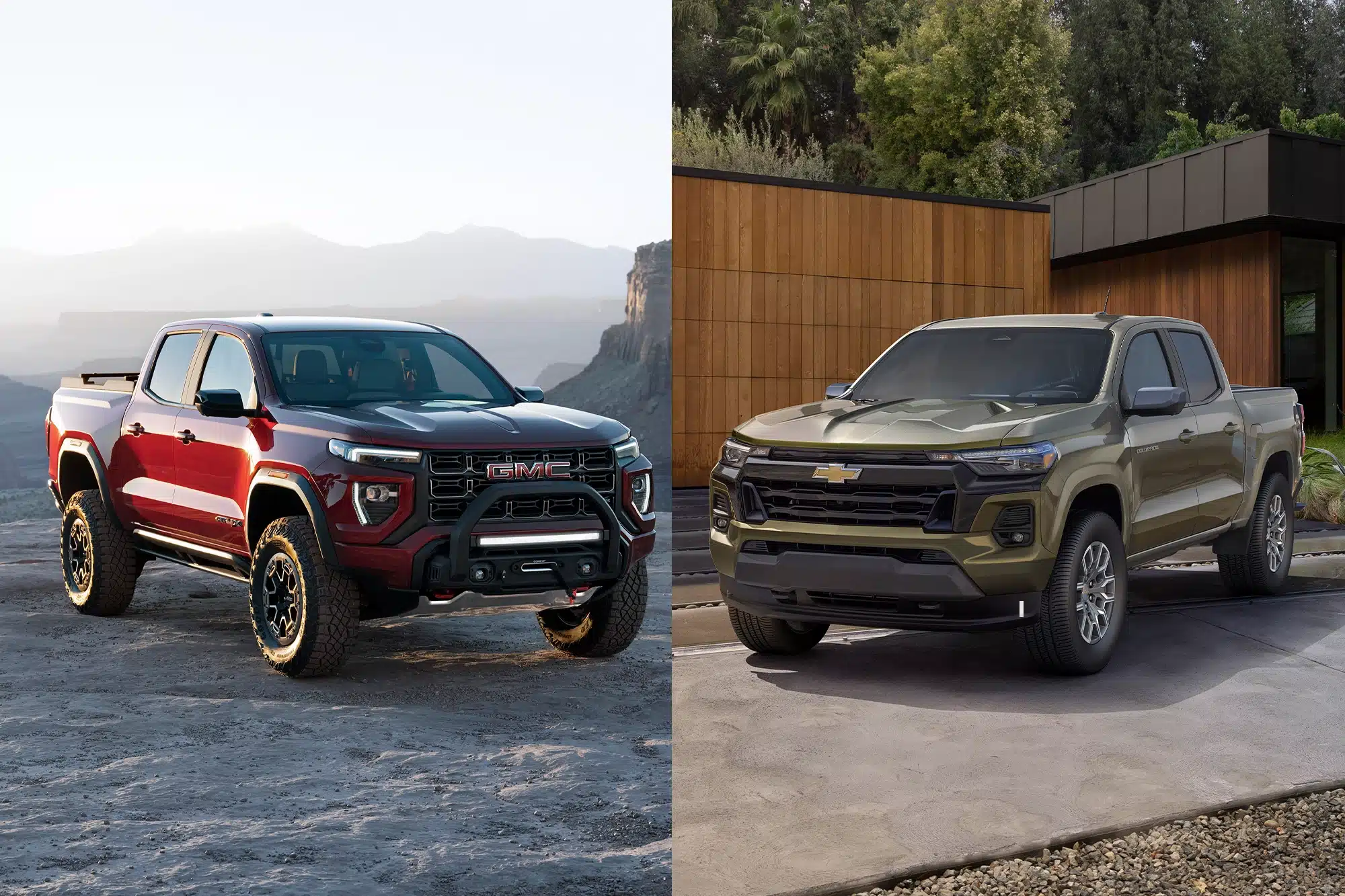 GMC Canyon and Chevrolet Colorado