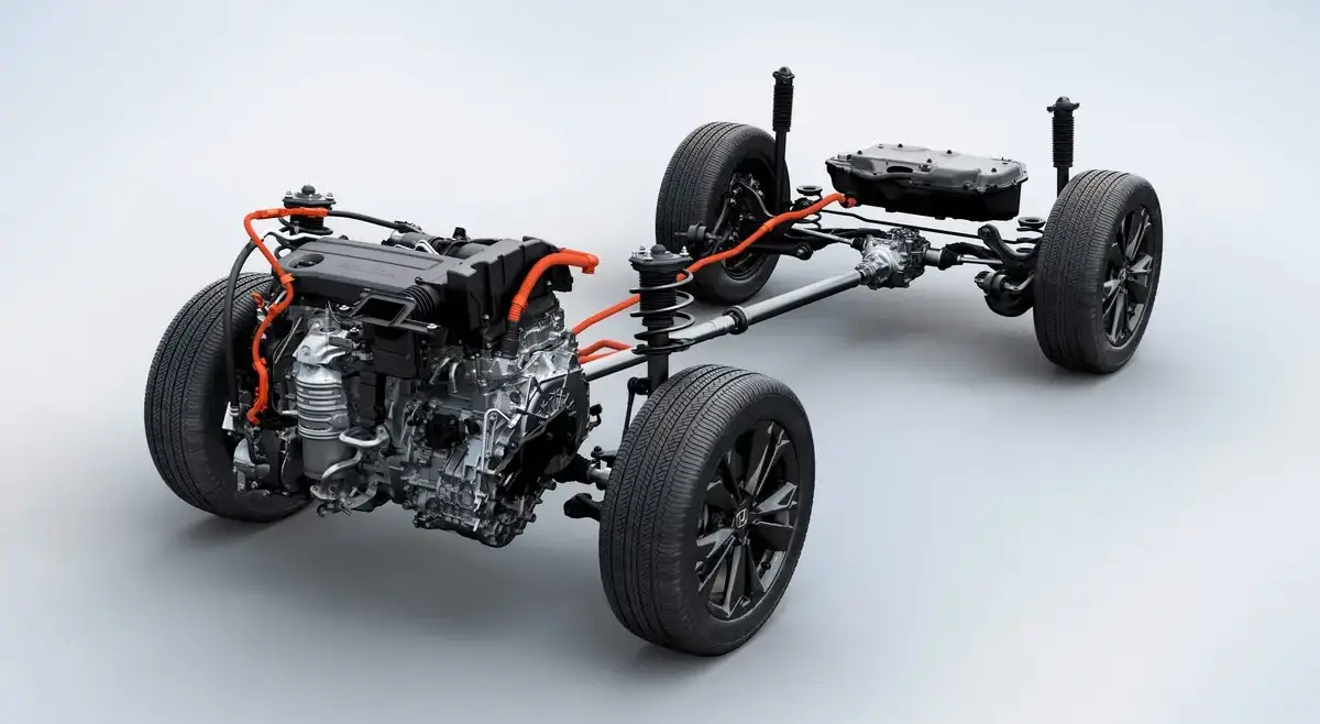 2023 Honda CR-V Hybrid Powertrain. Photo courtesy of Honda