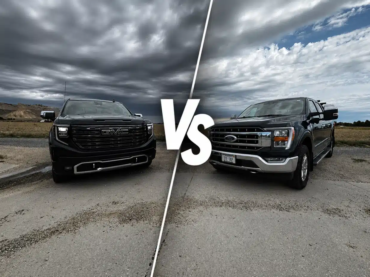 GMC Sierra Denali Ultimate vs Ford F-150 Lariat 1