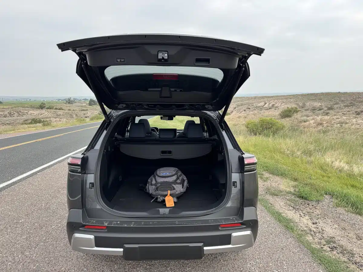 Open cargo area of the 2026 Subaru Trailseeker