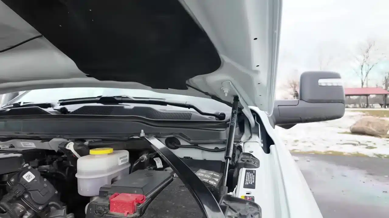 Cummins diesel engine bay in the 2025 Ram 2500 Rebel