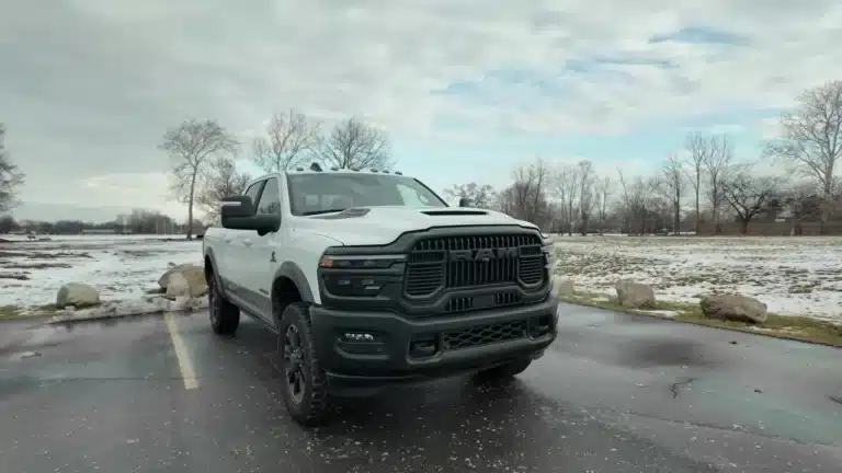 White 2025 Ram 2500 Rebel parked in Michigan
