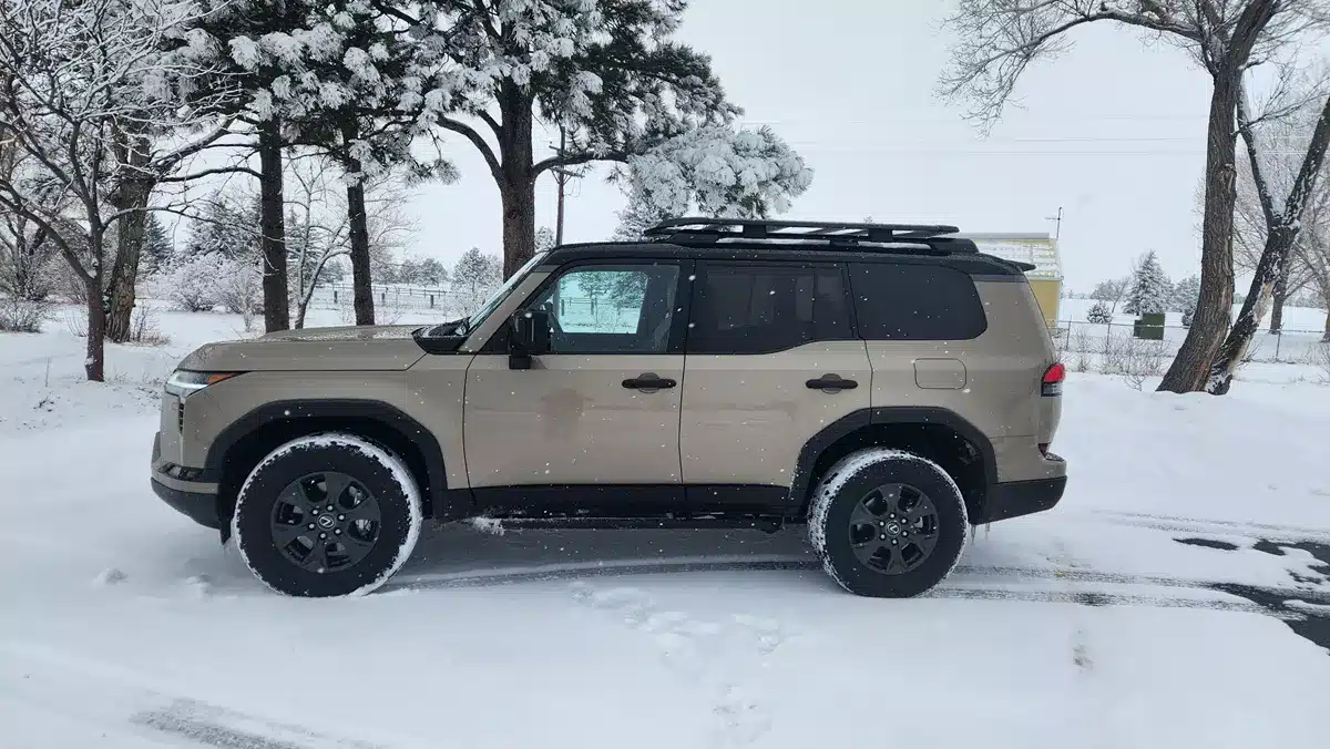 2025 Lexus GX in the snow