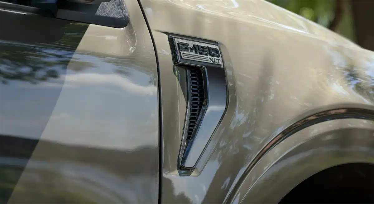 2027 Ford F-150 XLT fender badge