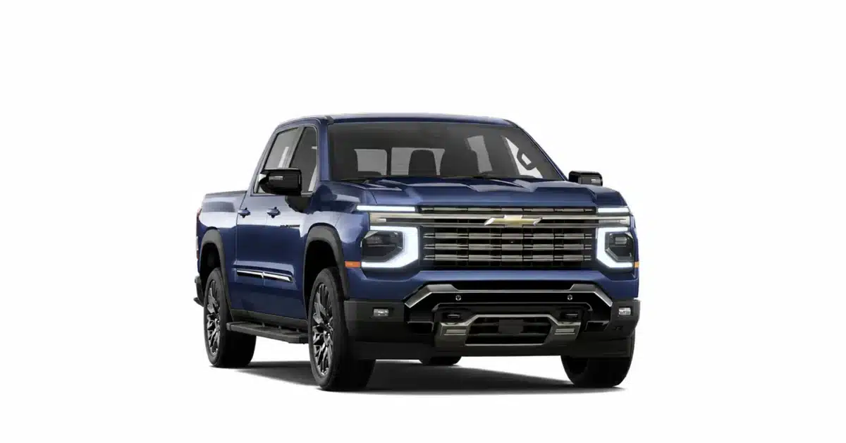 2027 Chevy Silverado 1500 High Country in Pacific Blue Metallic
