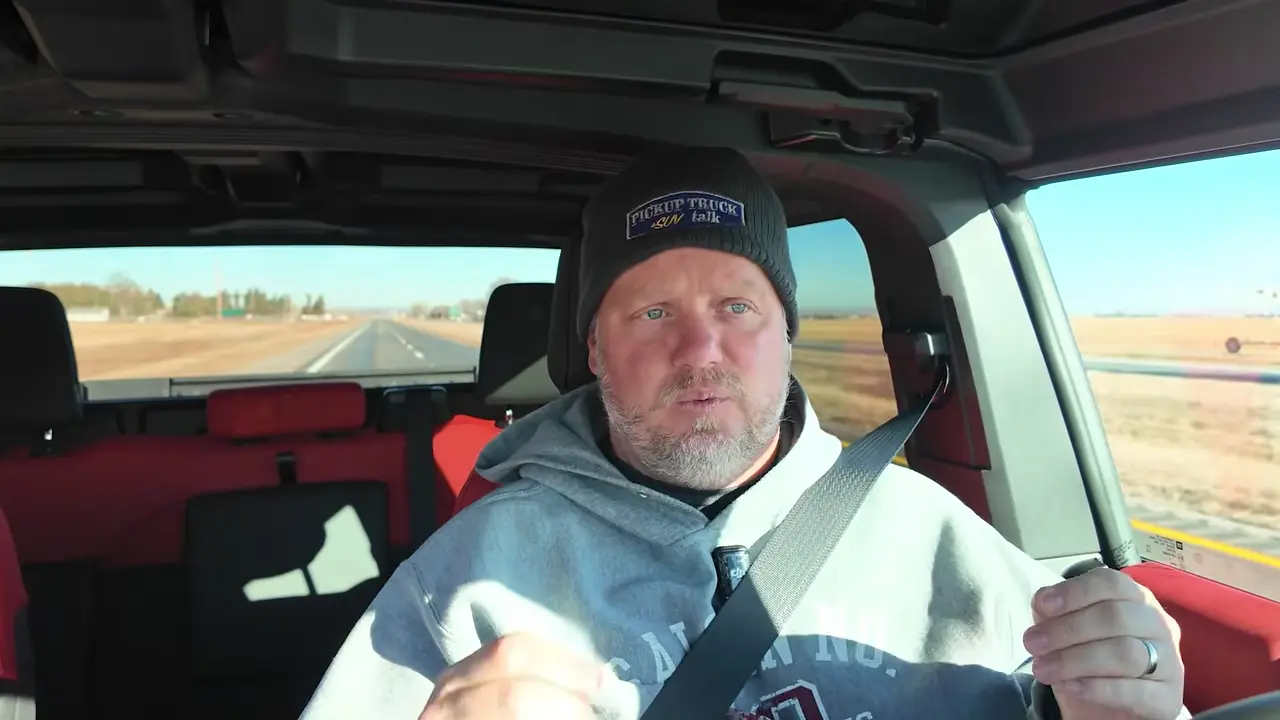Tim Esterdahl driving the GMC Hummer EV Carbon Fiber Edition