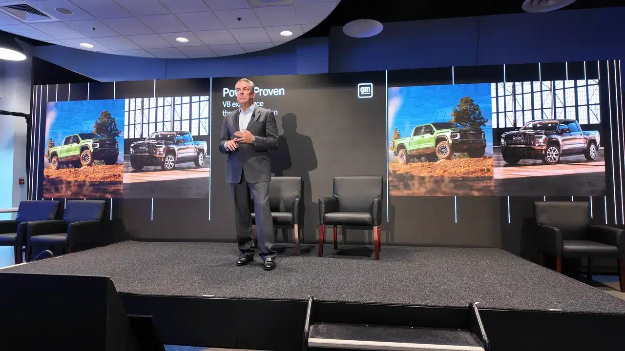 Mark Reuss speaks about Chevrolet and GMC truck leadership.