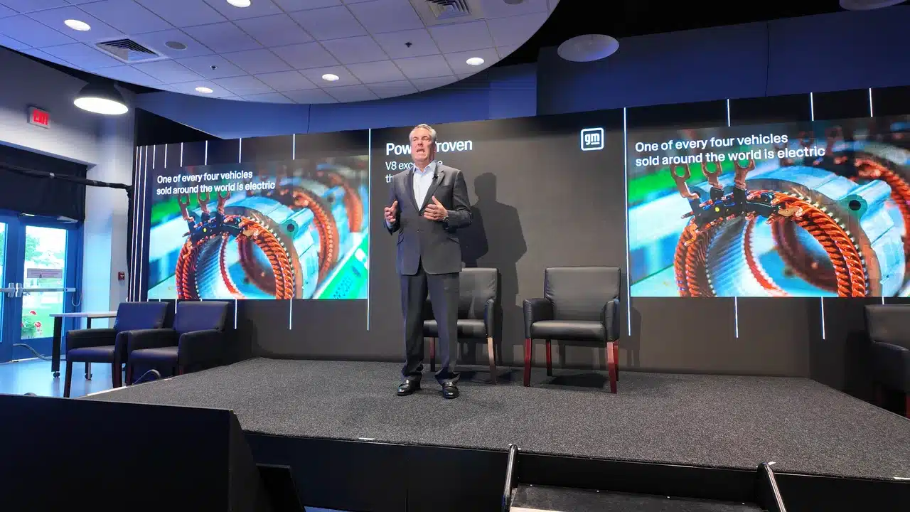 Mark Reuss explains GM’s approach to gasoline, diesel and electric trucks.