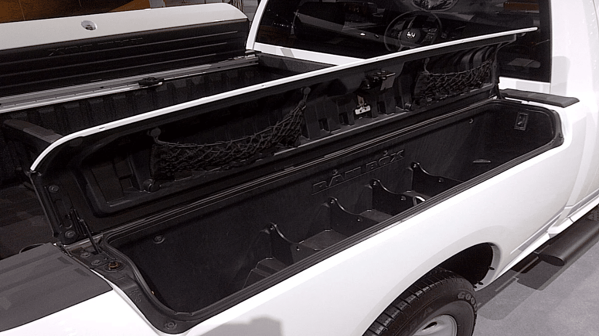 Ram 1500 RamBox bedside storage compartment