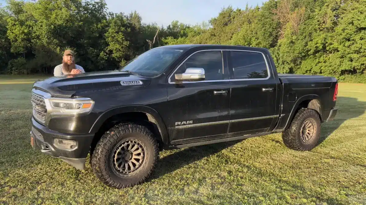 Justin Wheeler with his 2019 Ram 1500 Limited after 323,289 miles