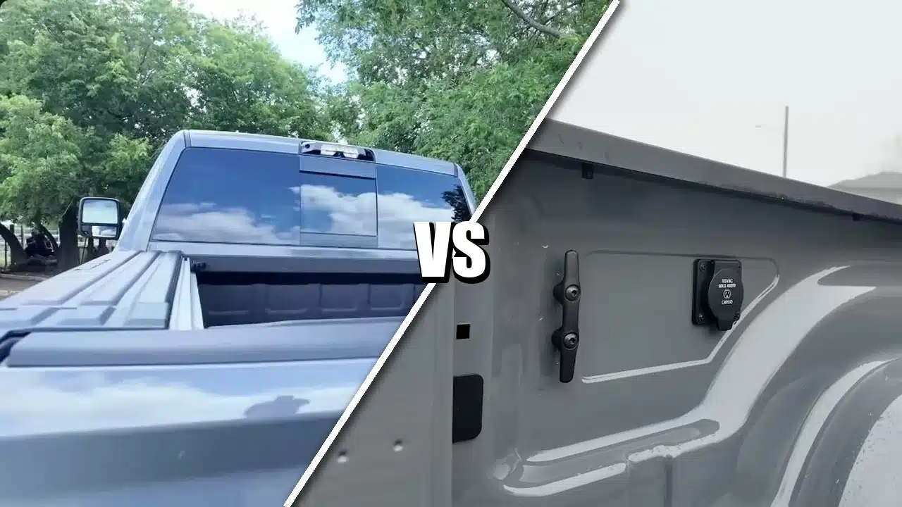 Ram 2500 Rebel Lunar and Black Express bed comparison