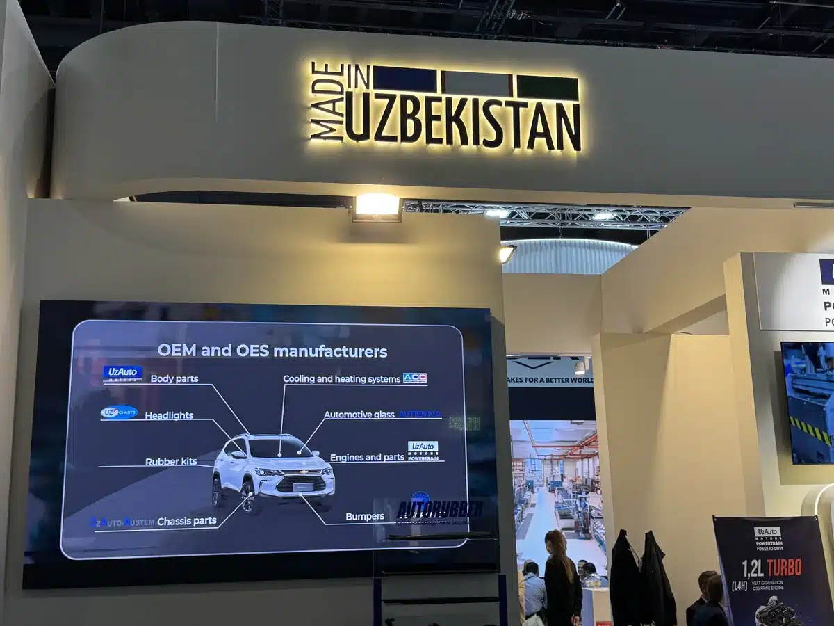 The Uzbekistan display highlights the show’s international reach.