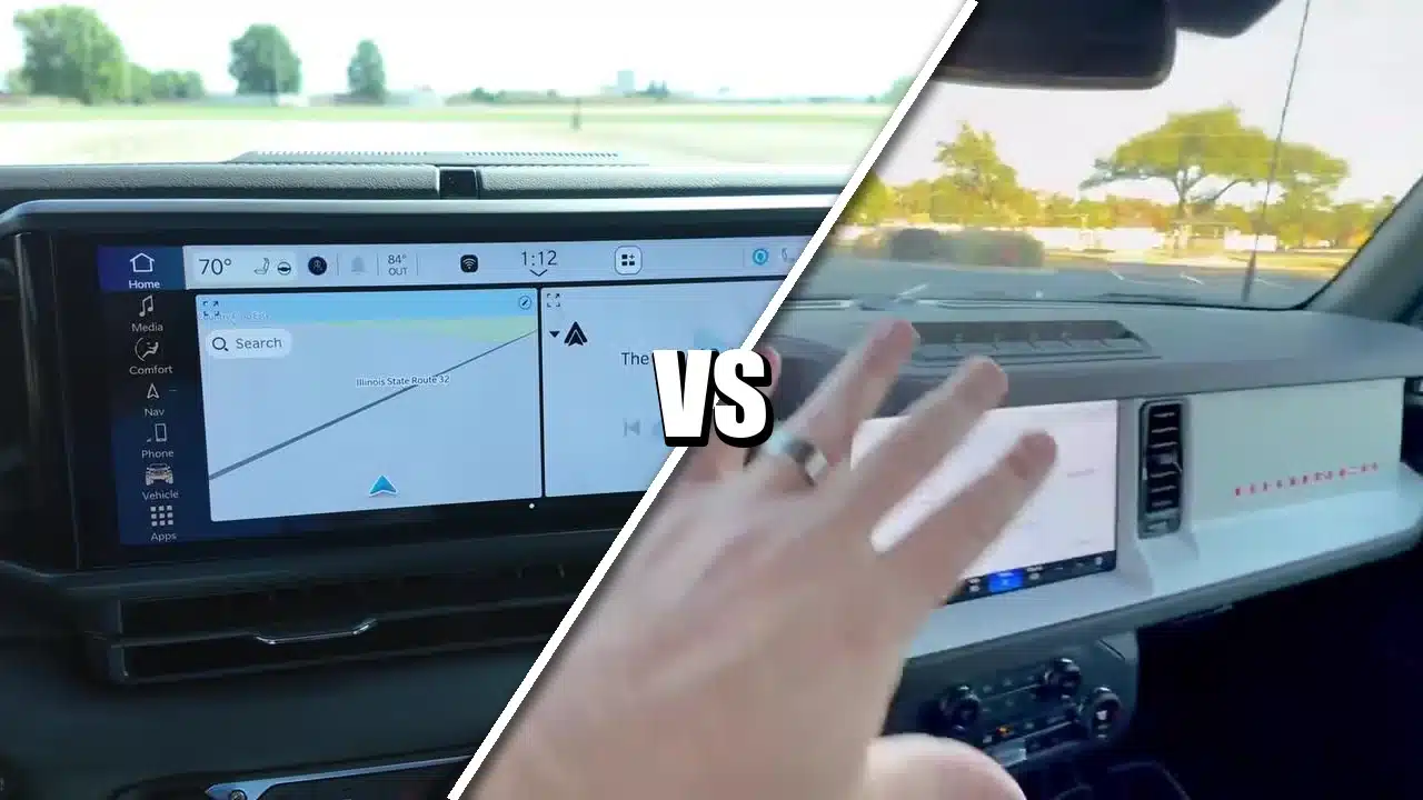 Wrangler Sahara and Bronco Stroppe dashboard screens