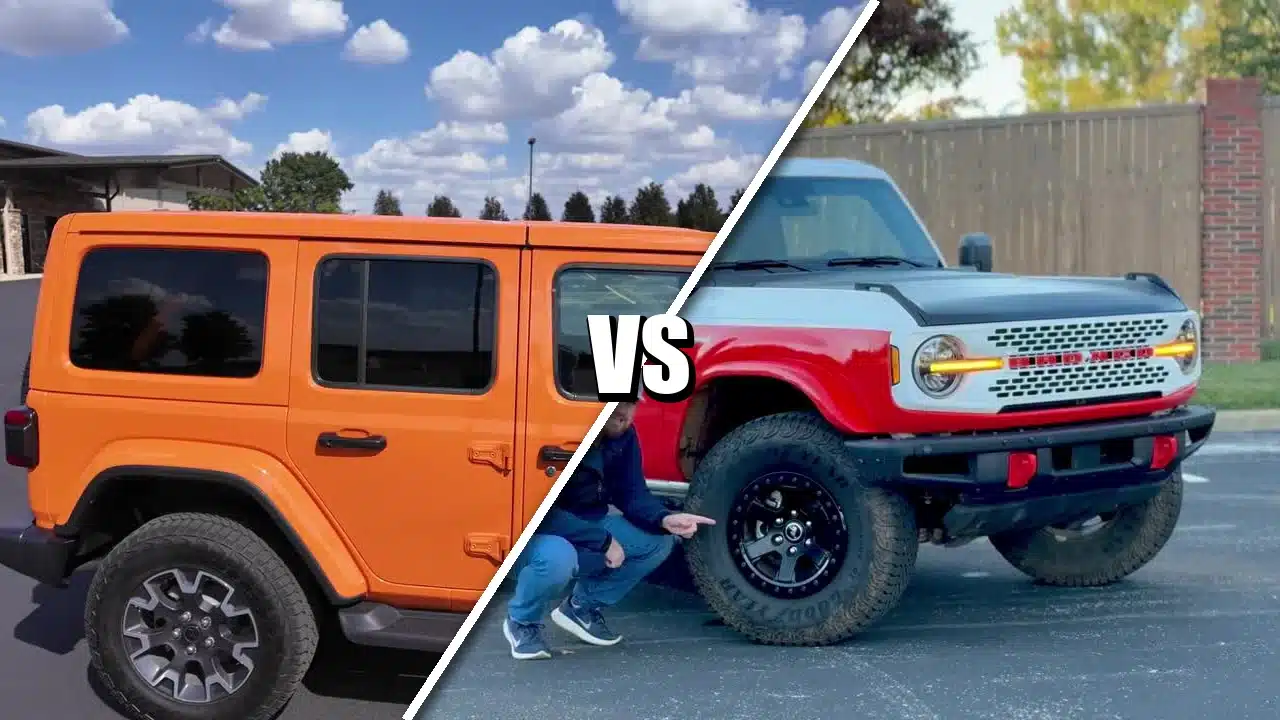 Four-door Wrangler Sahara and two-door Bronco Stroppe