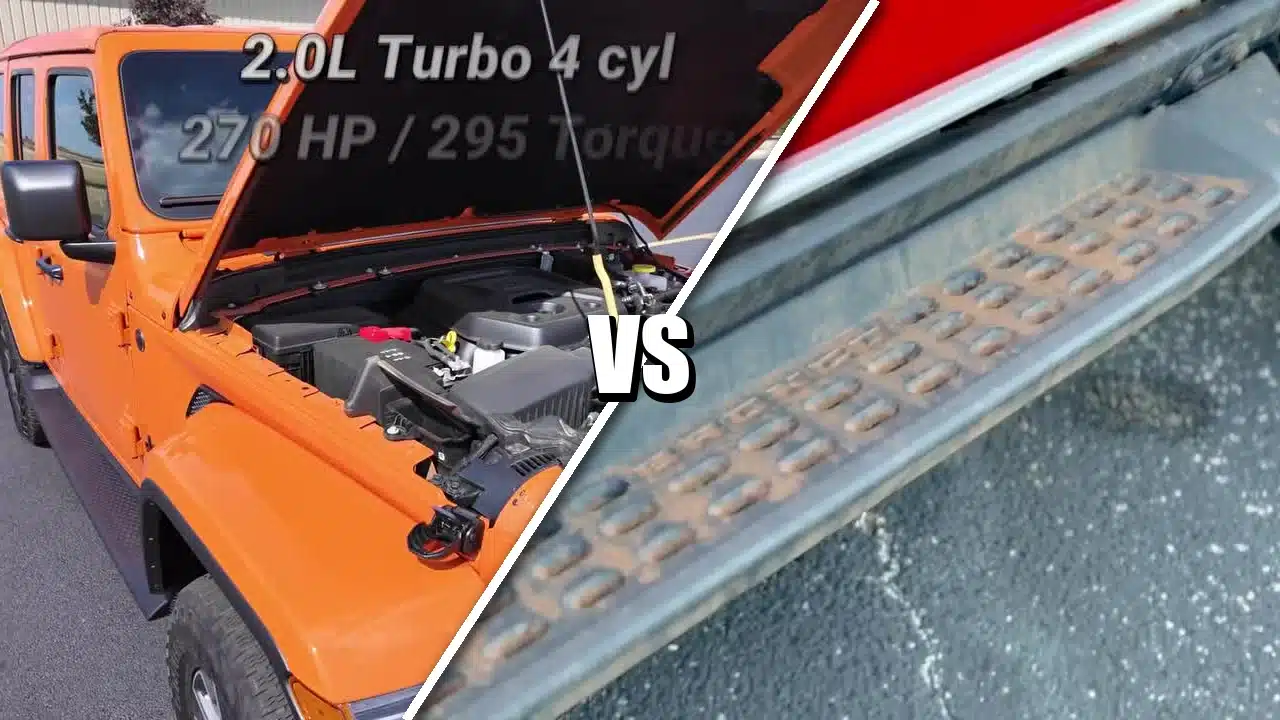 Wrangler Sahara engine and Bronco Stroppe removable step