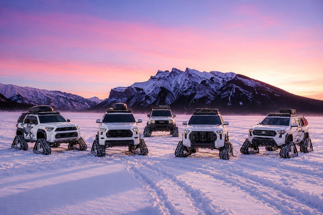 Toyota Snowhunter concept family of trucks and SUVs for SEMA 2026
