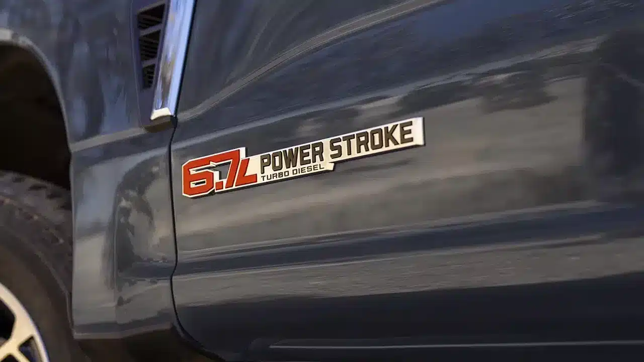 Ford Super Duty 6.7L Power Stroke turbo-diesel badge