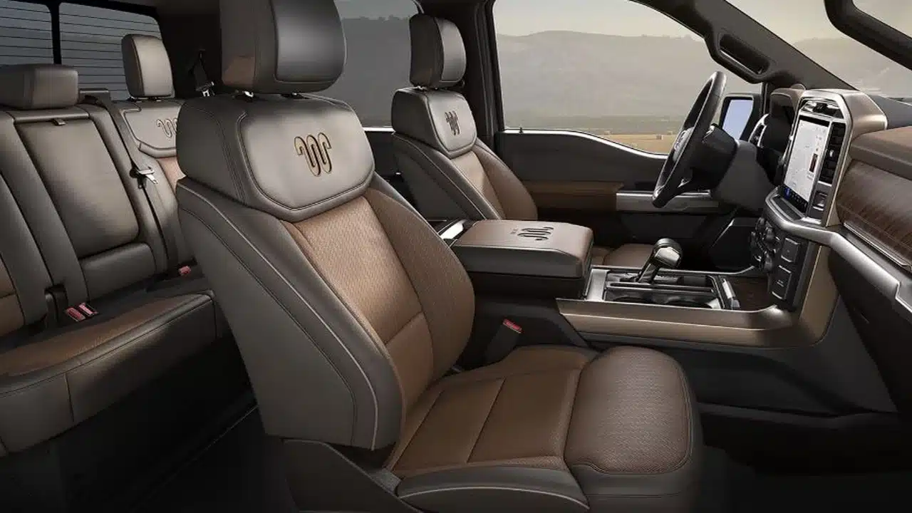 2026 Ford F-150 King Ranch leather seats