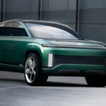 The seven-passenger, all electric SEVEN Concept from Hyundai.