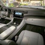 All-new 2022 Wagoneer features the pinnacle of premium SUV interiors with a modern American style and Uconnect 5 10.1-inch touchscreen radio.