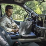 2024 Ford F-150 preproduction model shown with optional equipment. Available early 2024. Actual production vehicle may vary. Professional driver on closed course. Always consult the Owner’s Manual before off-road driving, know your terrain and trail difficult, and use appropriate safety gear.