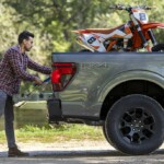 2024 Ford F-150 preproduction model shown with optional equipment. Available early 2024. Actual production vehicle may vary. Professional driver on closed course. Always consult the Owner’s Manual before off-road driving, know your terrain and trail difficult, and use appropriate safety gear.