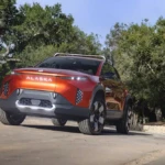 The Fisker Alaska truck is about the same size as the current-gen Nissan Frontier. (Photo courtesy Fisker) New Nissan truck