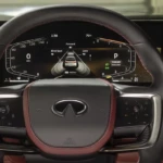 2025 infiniti qx80 24 display helps prevent distracted driving