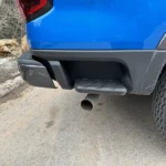 This step, mounted to the frame, is a simple solution to a problem getting items out of the middle of the bed. (Photo by Tim Esterdahl) 2024 Ford Ranger 7