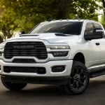 2500 black express sport hood tubular running board